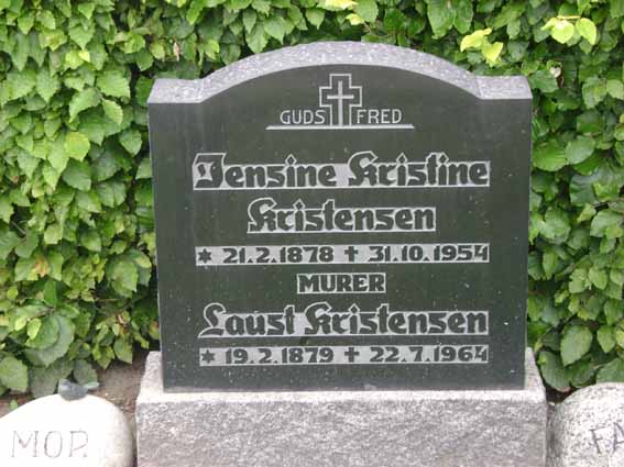 Billede af gravsten på Holstebro Nordre Kirkegård