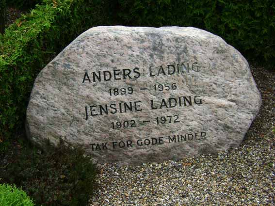 Billede af gravsten på Holstebro Nordre Kirkegård