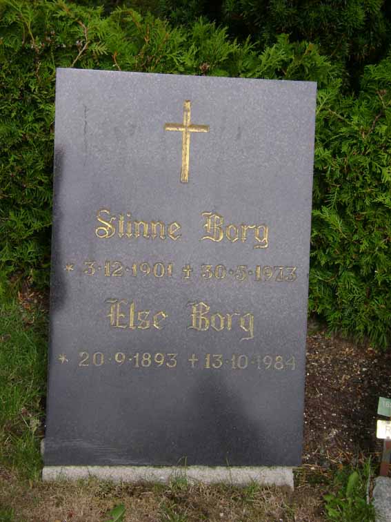 Billede af gravsten på Holstebro Nordre Kirkegård