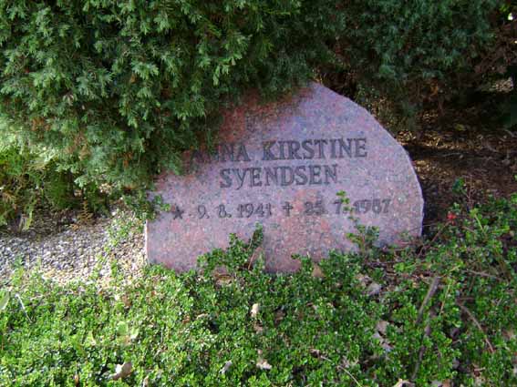 Billede af gravsten på Holstebro Nordre Kirkegård