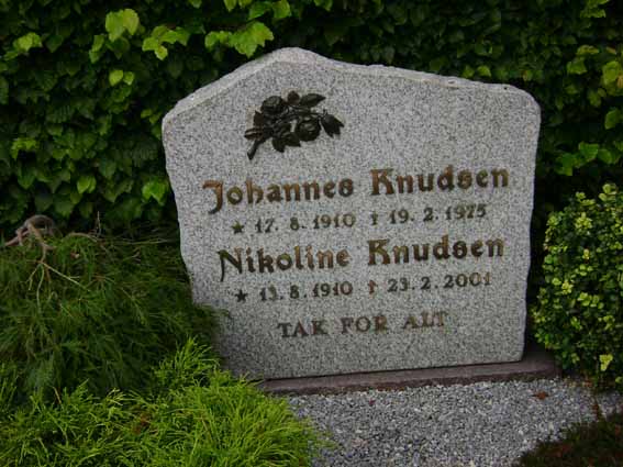 Billede af gravsten på Holstebro Nordre Kirkegård