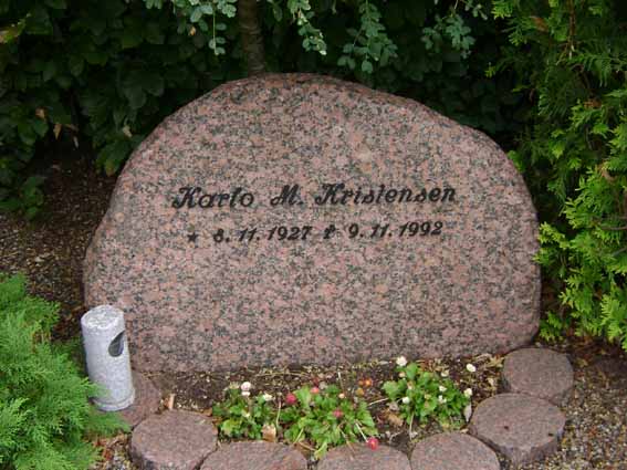 Billede af gravsten på Holstebro Nordre Kirkegård