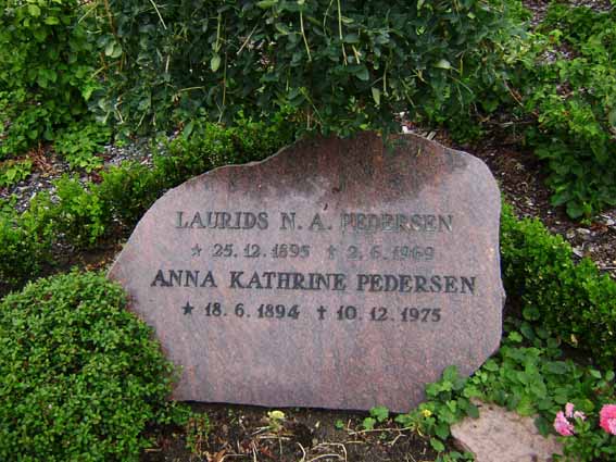 Billede af gravsten på Holstebro Nordre Kirkegård