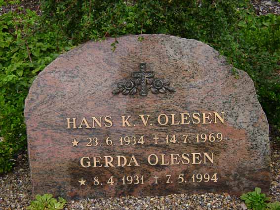 Billede af gravsten på Holstebro Nordre Kirkegård