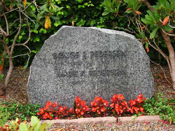 Billede af gravsten på Holstebro Nordre Kirkegård