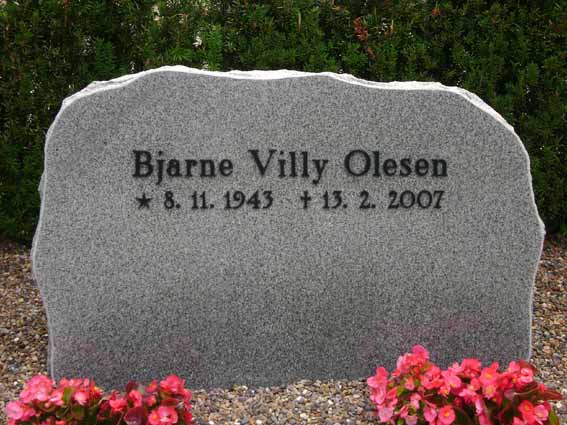 Billede af gravsten på Holstebro Nordre Kirkegård