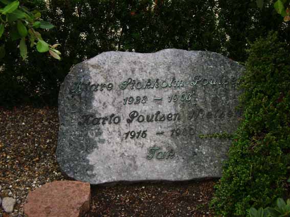 Billede af gravsten på Holstebro Nordre Kirkegård