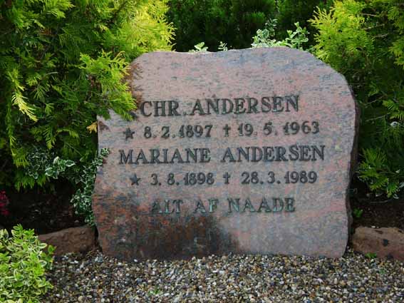 Billede af gravsten på Holstebro Nordre Kirkegård