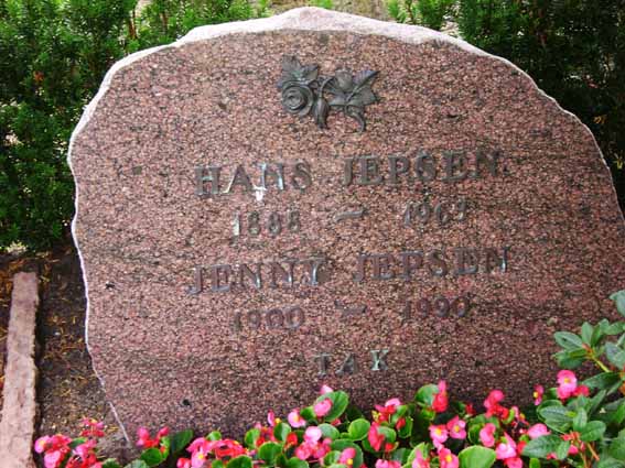 Billede af gravsten på Holstebro Nordre Kirkegård