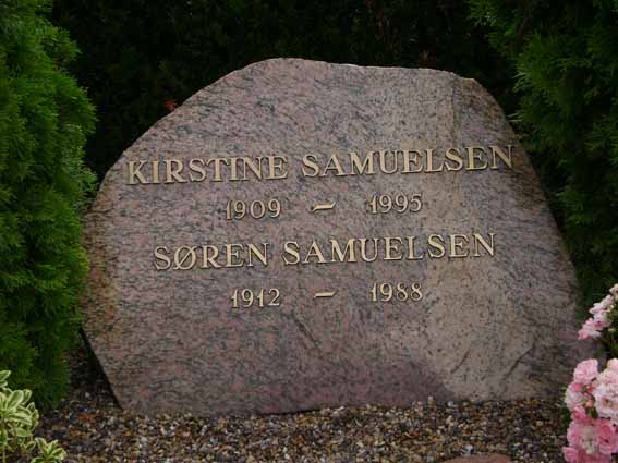 Billede af gravsten på Holstebro Nordre Kirkegård