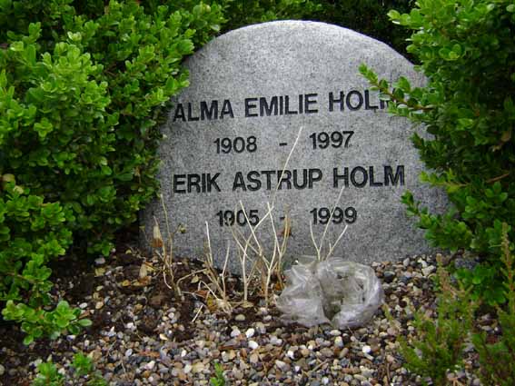Billede af gravsten på Holstebro Nordre Kirkegård