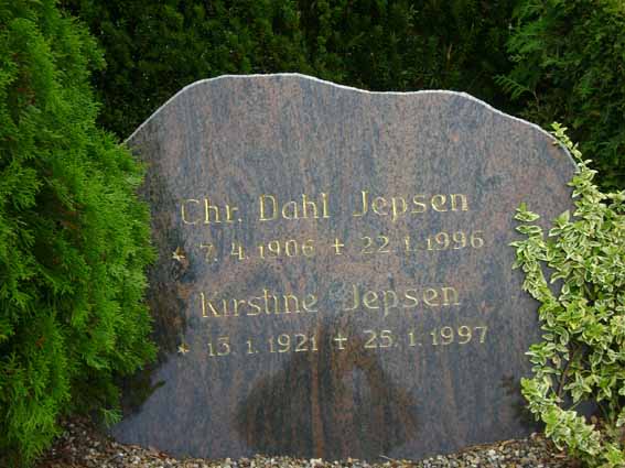 Billede af gravsten på Holstebro Nordre Kirkegård
