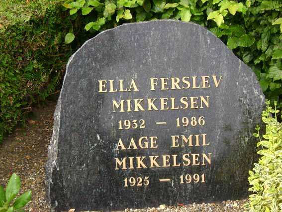 Billede af gravsten på Holstebro Nordre Kirkegård