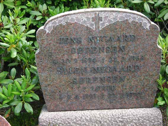 Billede af gravsten på Holstebro Nordre Kirkegård