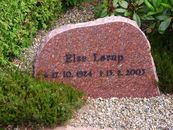 Billede af gravsten på Holstebro Nordre Kirkegård
