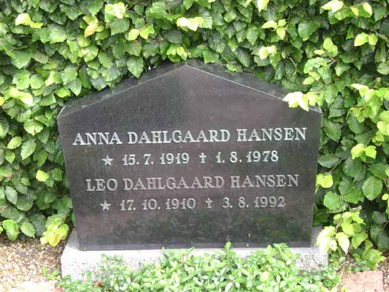 Billede af gravsten på Holstebro Nordre Kirkegård