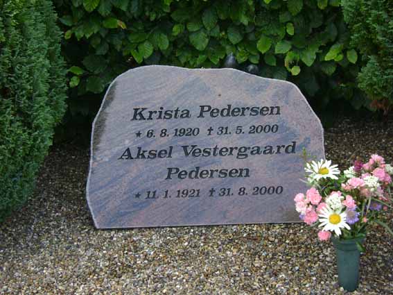 Billede af gravsten på Holstebro Nordre Kirkegård