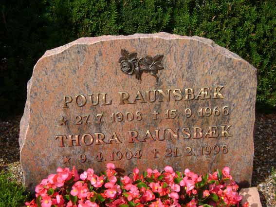 Billede af gravsten på Holstebro Nordre Kirkegård