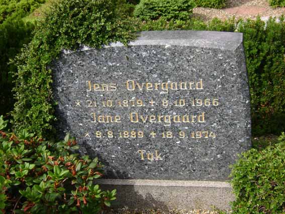 Billede af gravsten på Holstebro Nordre Kirkegård