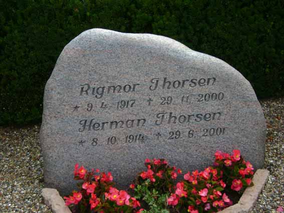 Billede af gravsten på Holstebro Nordre Kirkegård