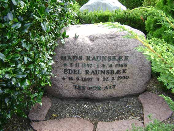 Billede af gravsten på Holstebro Nordre Kirkegård