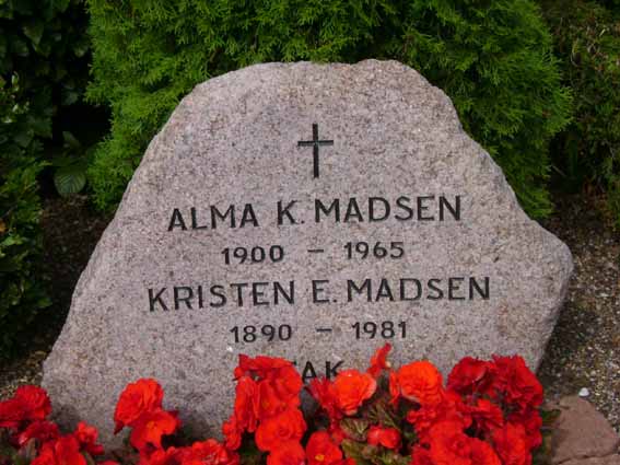 Billede af gravsten på Holstebro Nordre Kirkegård