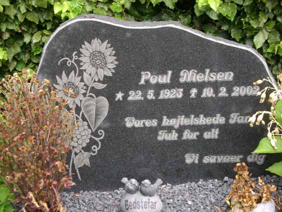 Billede af gravsten på Holstebro Nordre Kirkegård