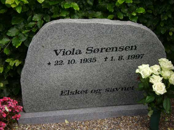 Billede af gravsten på Holstebro Nordre Kirkegård