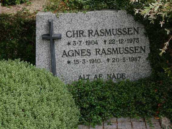 Billede af gravsten på Holstebro Nordre Kirkegård