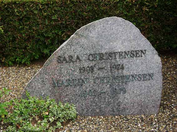 Billede af gravsten på Holstebro Nordre Kirkegård