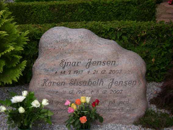 Billede af gravsten på Holstebro Nordre Kirkegård