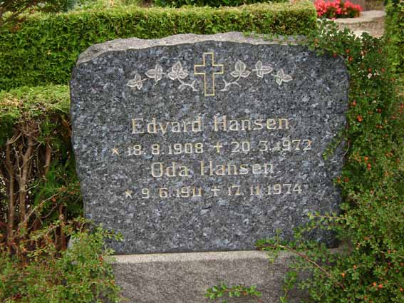 Billede af gravsten på Holstebro Nordre Kirkegård