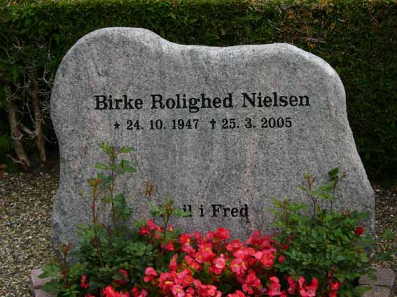 Billede af gravsten på Holstebro Nordre Kirkegård