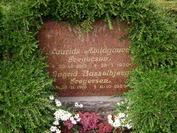 Billede af gravsten på Holstebro Nordre Kirkegård