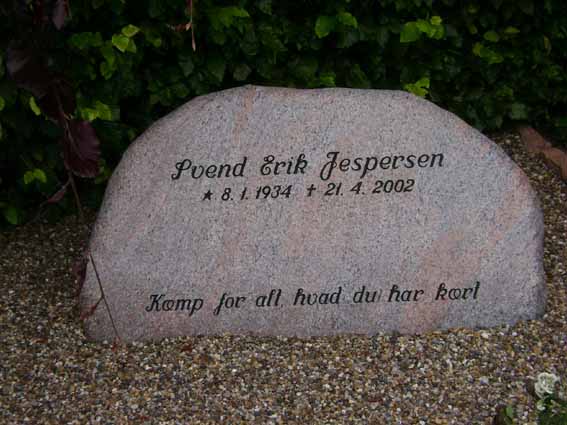 Billede af gravsten på Holstebro Nordre Kirkegård