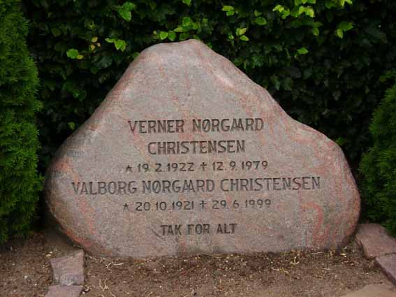 Billede af gravsten på Holstebro Nordre Kirkegård