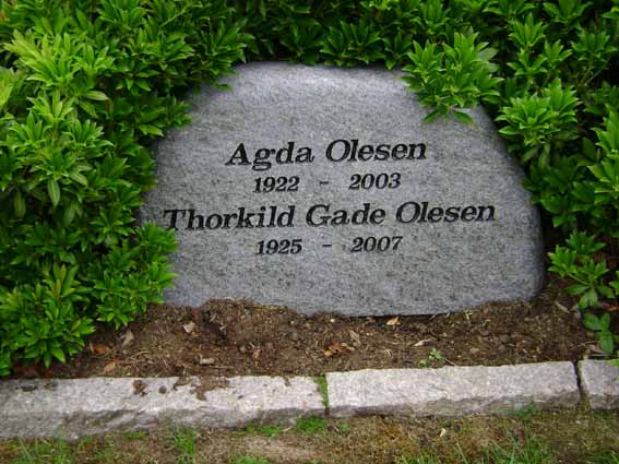Billede af gravsten på Holstebro Nordre Kirkegård