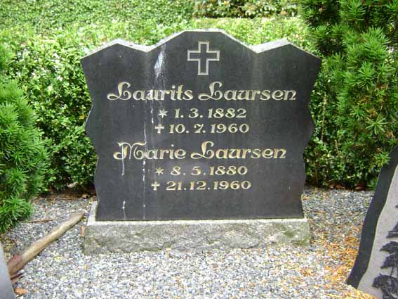 Billede af gravsten på Holstebro Nordre Kirkegård