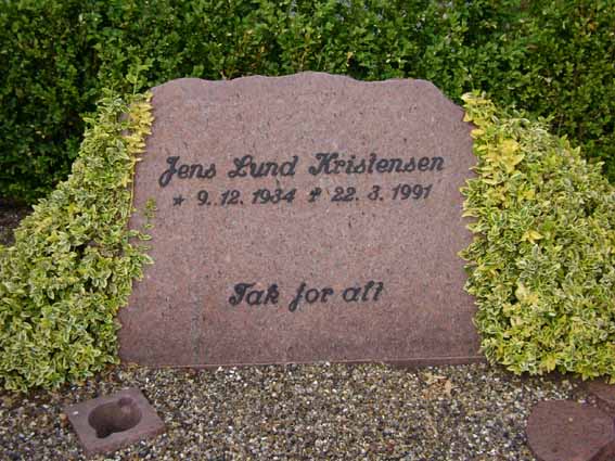 Billede af gravsten på Holstebro Nordre Kirkegård