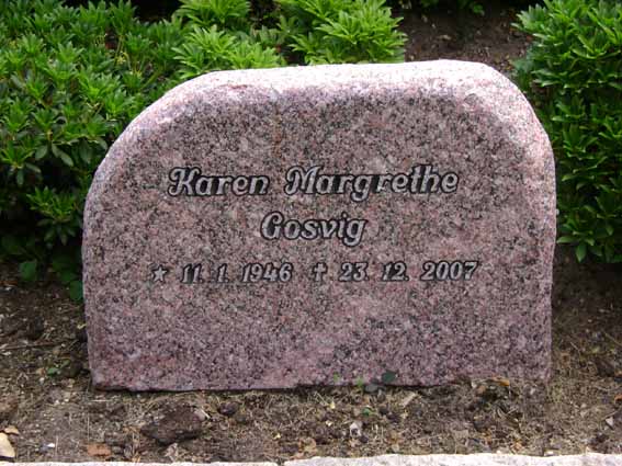 Billede af gravsten på Holstebro Nordre Kirkegård