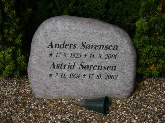 Billede af gravsten på Holstebro Nordre Kirkegård