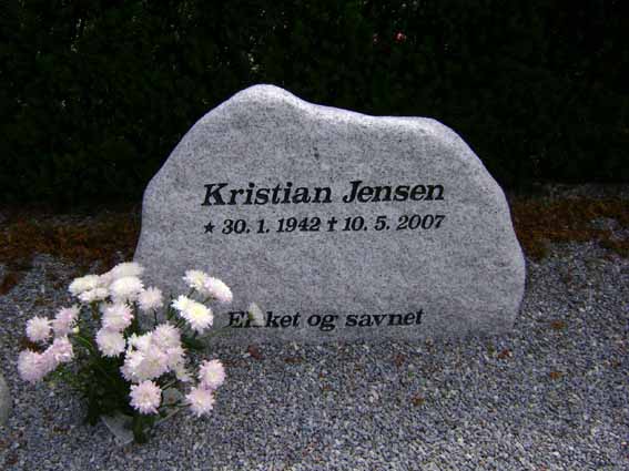 Billede af gravsten på Holstebro Nordre Kirkegård