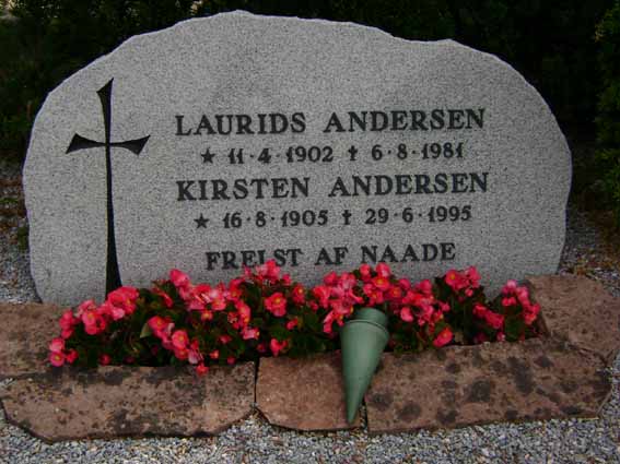 Billede af gravsten på Holstebro Nordre Kirkegård