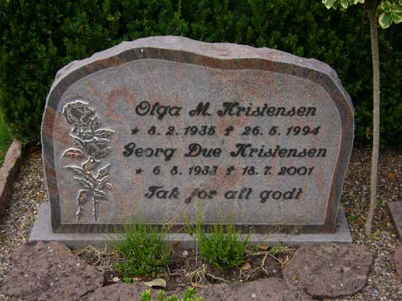 Billede af gravsten på Holstebro Nordre Kirkegård