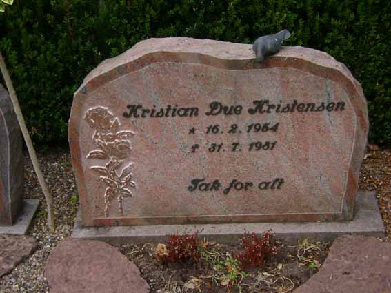 Billede af gravsten på Holstebro Nordre Kirkegård