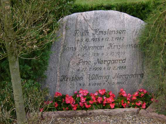Billede af gravsten på Holstebro Nordre Kirkegård