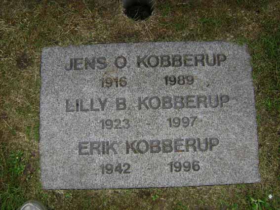 Billede af gravsten på Holstebro Nordre Kirkegård