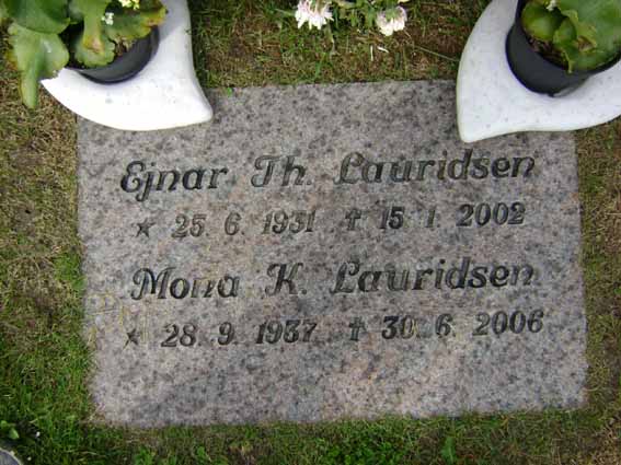Billede af gravsten på Holstebro Nordre Kirkegård