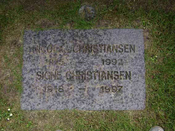 Billede af gravsten på Holstebro Nordre Kirkegård