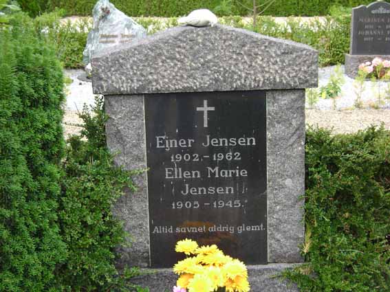 Billede af gravsten på Holstebro Nordre Kirkegård